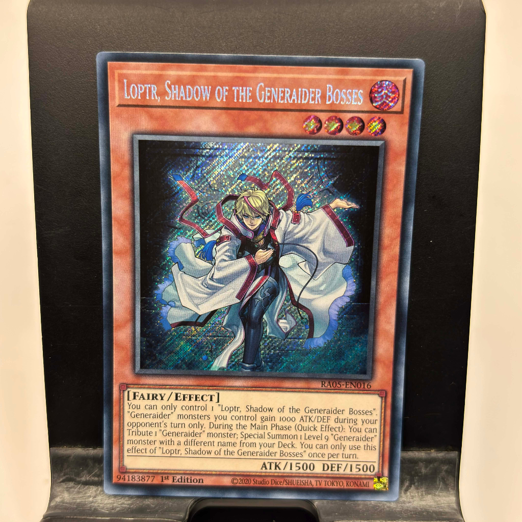 [ Bài Yugioh Chính Hãng ] Loptr, Shadow of the Generaider Bosses - RA05-EN016 - Super/Ultra/Secret