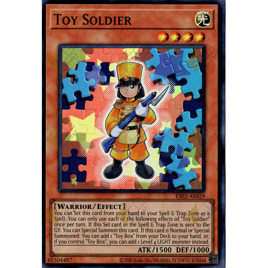 [ Bài Yugioh Chính Hãng ] ES02-AE029 Toy Soldier - Super Rare