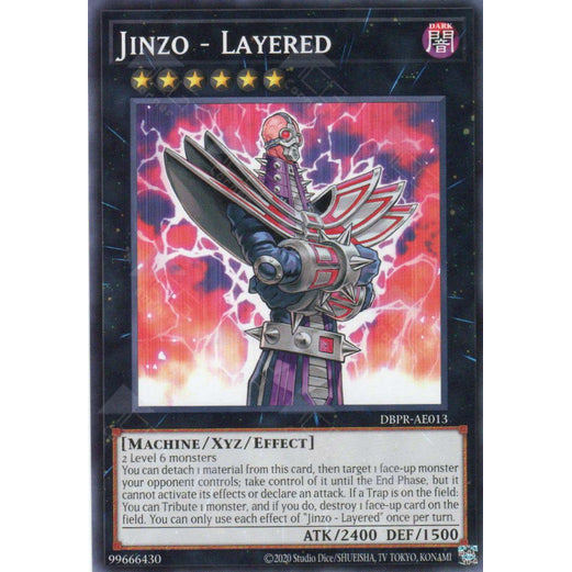 [ Bài Yugioh Chính Hãng ] DBPR-AE013 Jinzo - Layered - Common