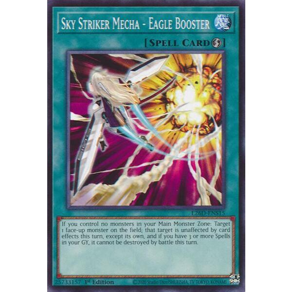 [ Bài Yugioh Chính Hãng ] Sky Striker Mecha - Eagle Booster - L26D-ENS15 - Common