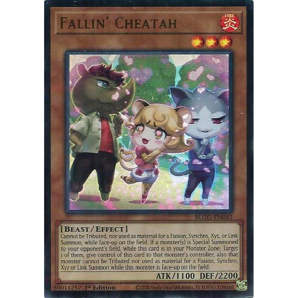 [ Bài Yugioh Chính Hãng ] Fallin' Cheatah - BLGG-EN045 - Ultra Rare