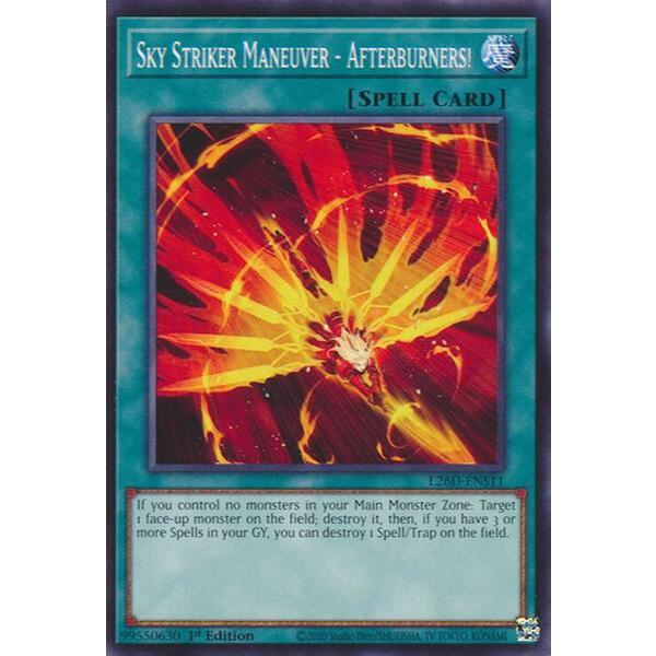 [ Bài Yugioh Chính Hãng ] Sky Striker Maneuver - Afterburners! - L26D-ENS11 - Common