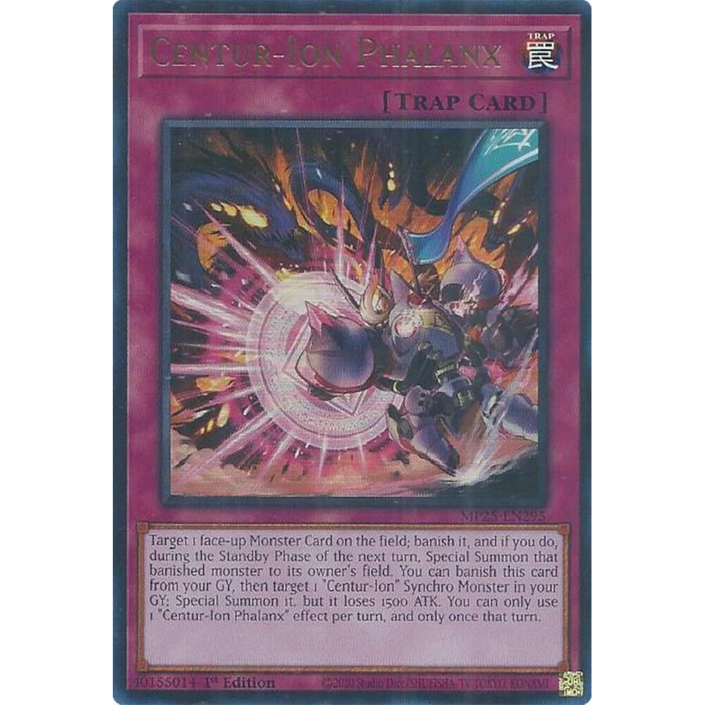 [ Bài Yugioh Chính Hãng ] Centur-Ion Phalanx - MP25-EN295 - Ultra Rare 1st Edition