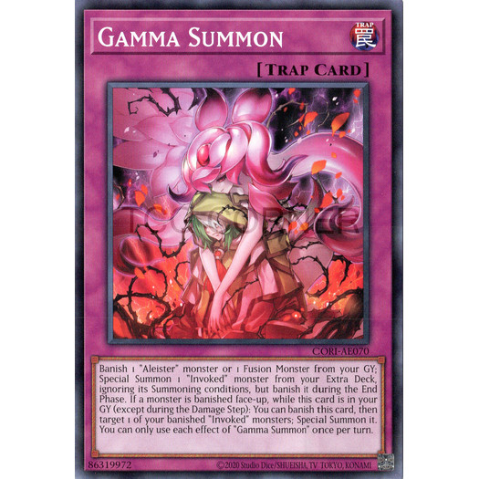 [ Bài Yugioh Chính Hãng ] CORI-AE070 Gamma Summon - Common