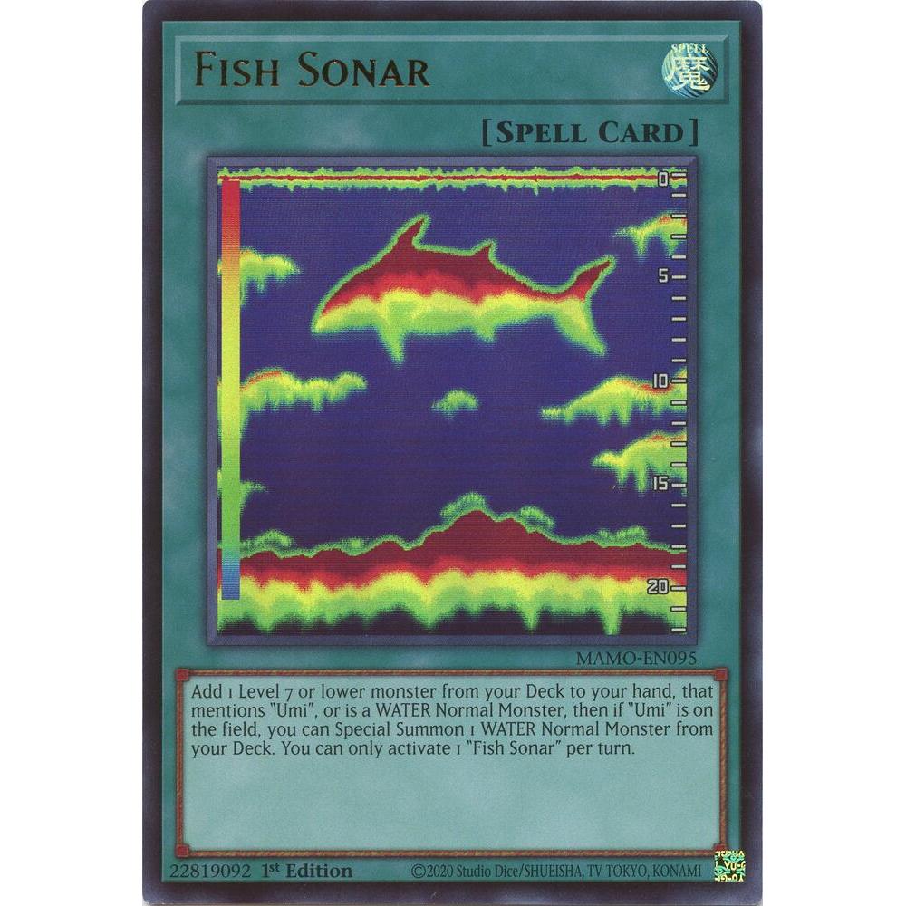 [Thẻ Bài Yugioh Chính Hãng] Fish Sonar - MAMO-EN095 - Ultra Rare