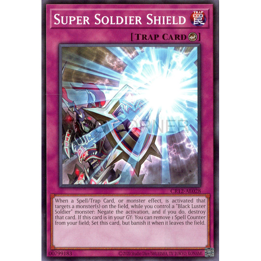 [ Bài Yugioh Chính Hãng ] CR12-AE028 Super Soldier Shield - Common