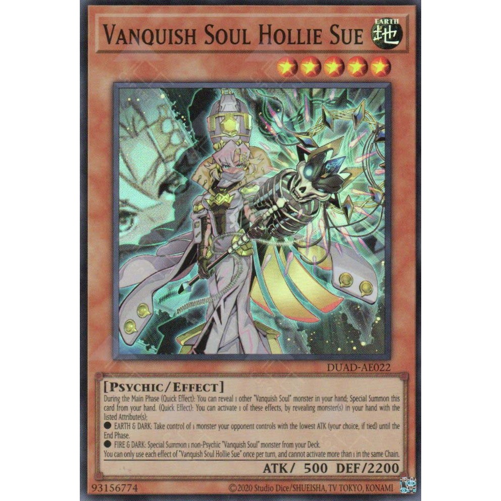 [ Bài Yugioh Chính Hãng ] DUAD-AE022 Vanquish Soul Hollie Sue - Super Rare