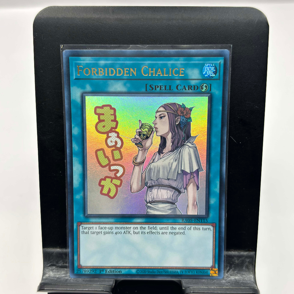 [ Bài Yugioh Chính Hãng ] Forbidden Chalice (Stamp Edition) - RA05-EN115 - Ultra Rare