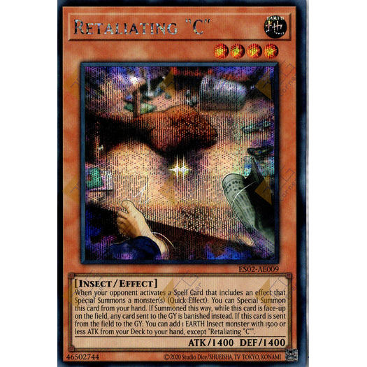 [ Bài Yugioh Chính Hãng ] ES02-AE009 Retaliating 