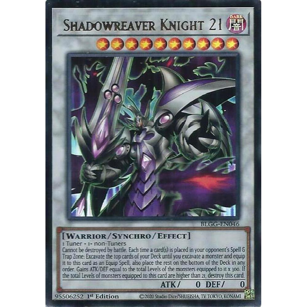 [ Bài Yugioh Chính Hãng ] Shadowreaver Knight 21 - BLGG-EN046 - Ultra Rare
