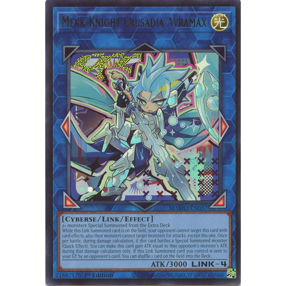 [Thẻ Bài Yugioh Chính Hãng] Mekk-Knight Crusadia Avramax (chibi art) - MAMO-EN037 - Ultra Rare
