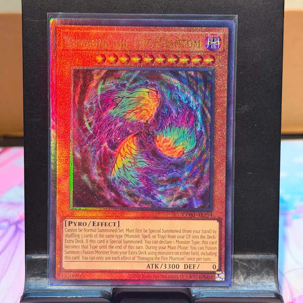 [ Bài Yugioh Chính Hãng ] CORI-AE104 Yomagna the Fire Phantom - Ultimate Rare