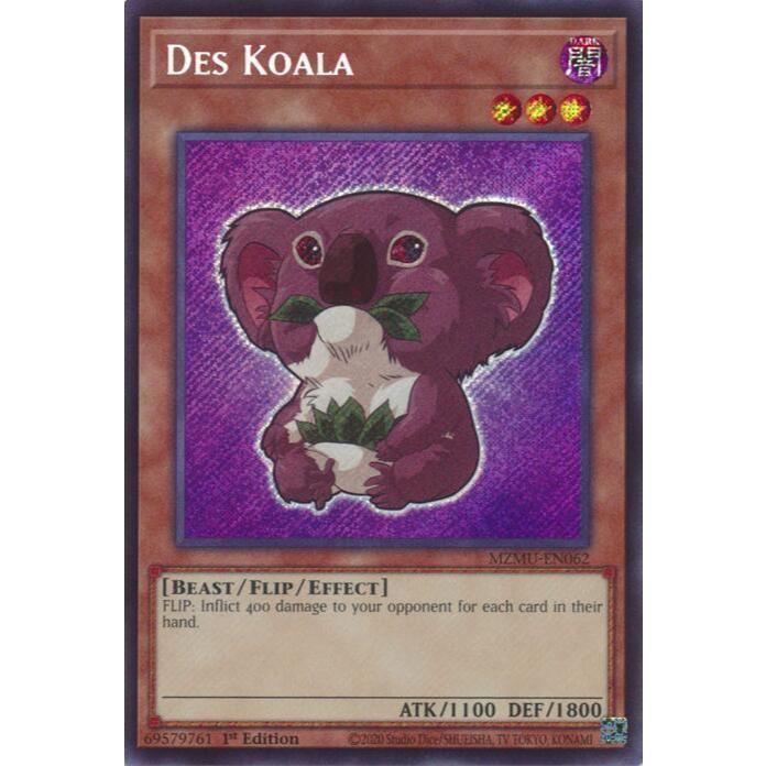 [ Bài Yugioh Chính Hãng ] Des Koala - MZMU-EN062 - Secret Rare