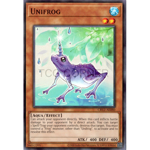 [ Bài Yugioh Chính Hãng ] CR12-AE080 Unifrog - Common