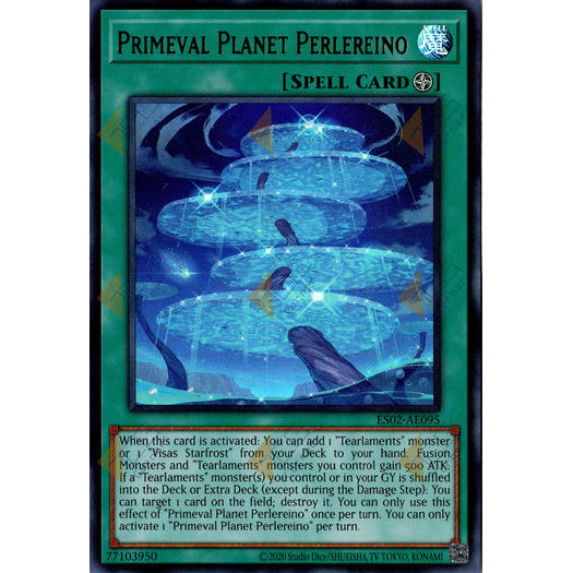 [ Bài Yugioh Chính Hãng ] ES02-AE095 Primeval Planet Perlereino - Ultra Rare