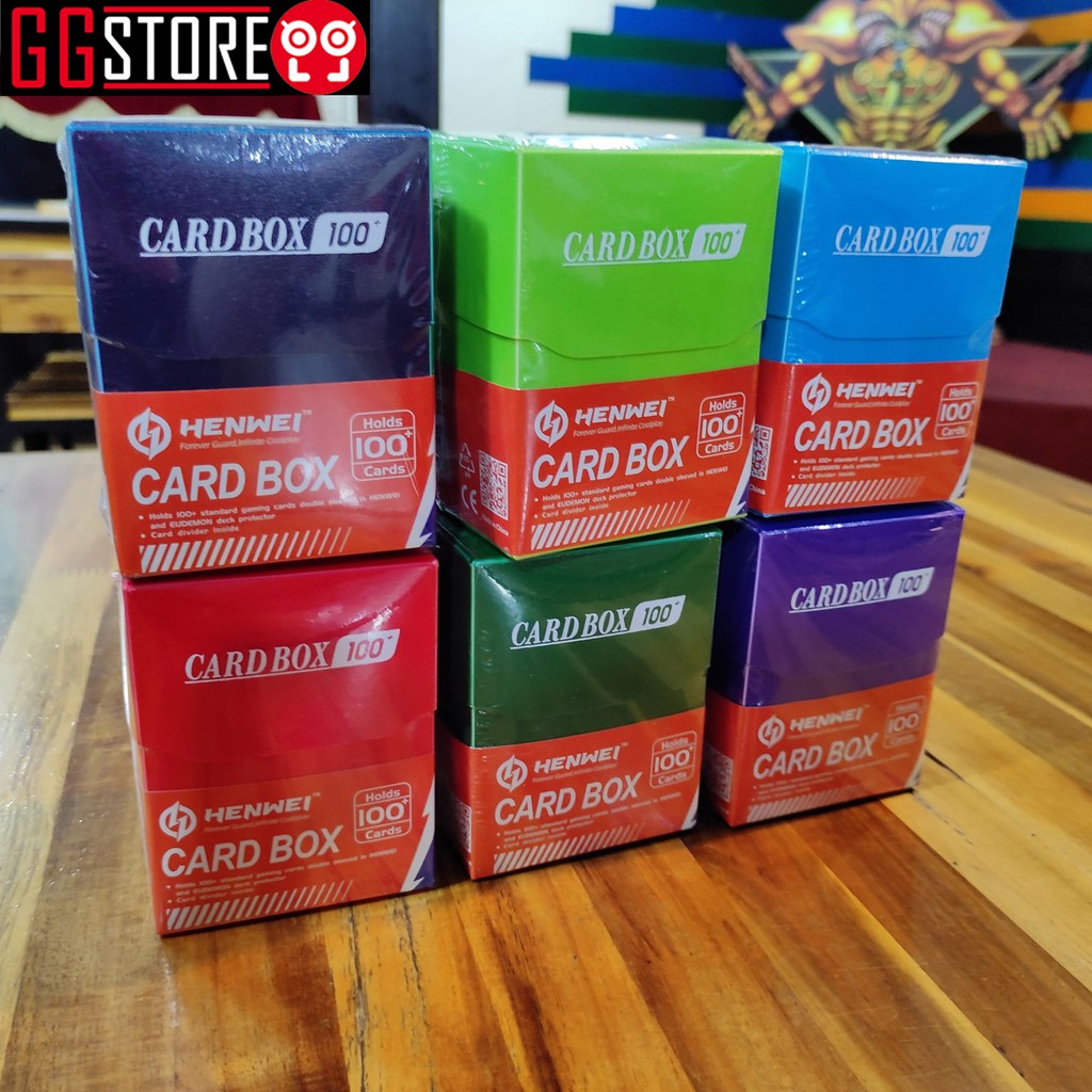 Hộp Đựng Bài Yugioh Deck Box  Henwei Cỡ Vừa, Chứa Được 100 Lá Bài