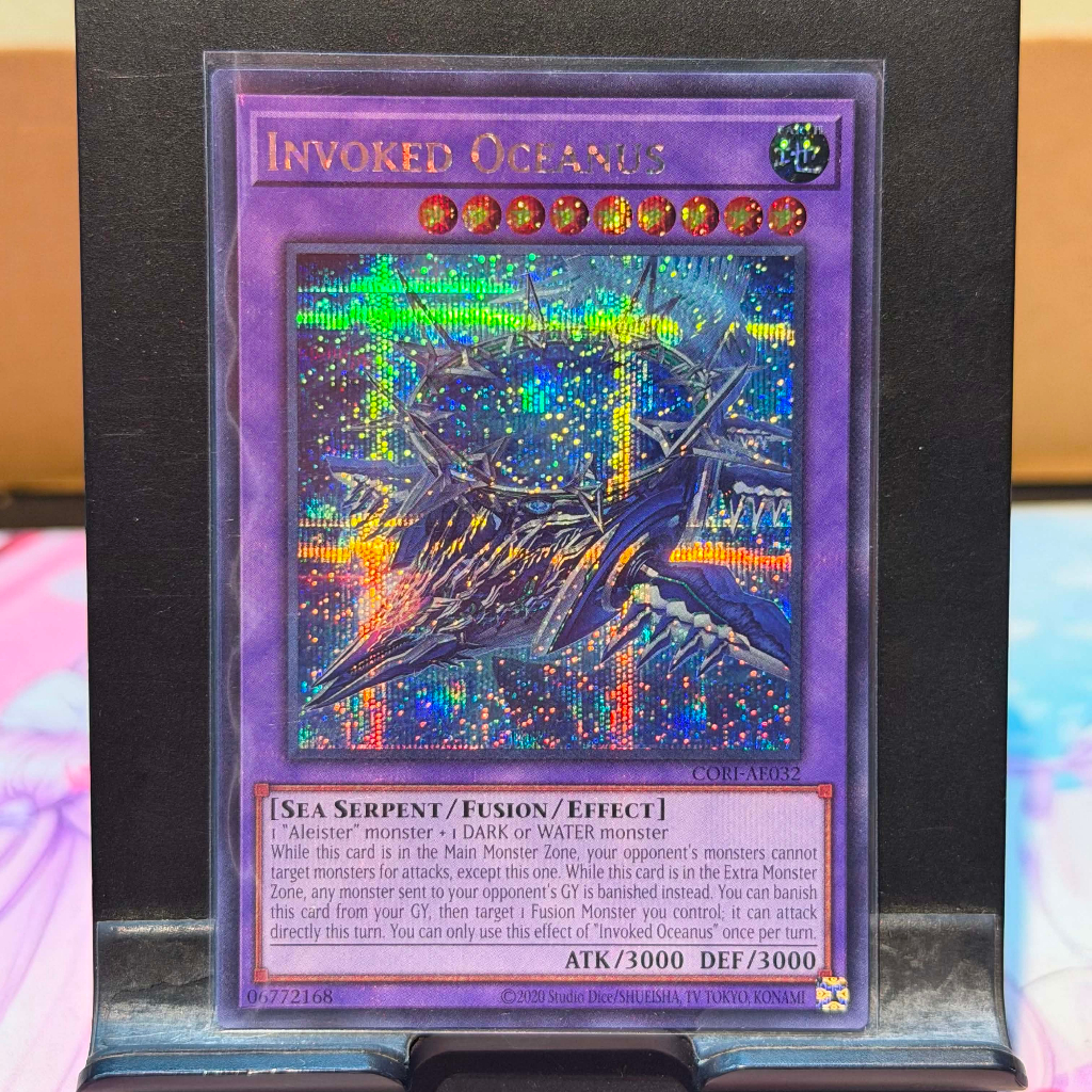 [ Bài Yugioh Chính Hãng ] CORI-AE032 Invoked Oceanus - Secret Rare