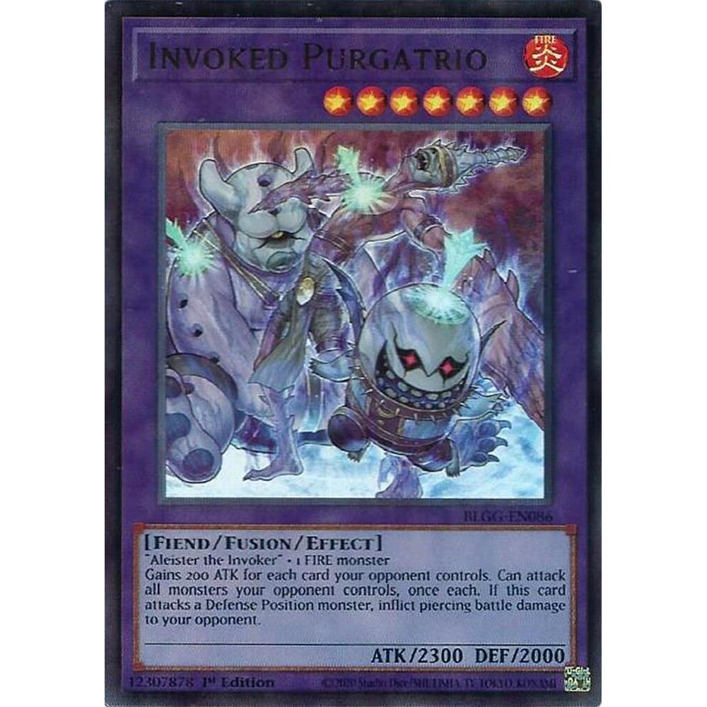 [ Bài Yugioh Chính Hãng ] Invoked Purgatrio - BLGG-EN086 - Ultra Rare