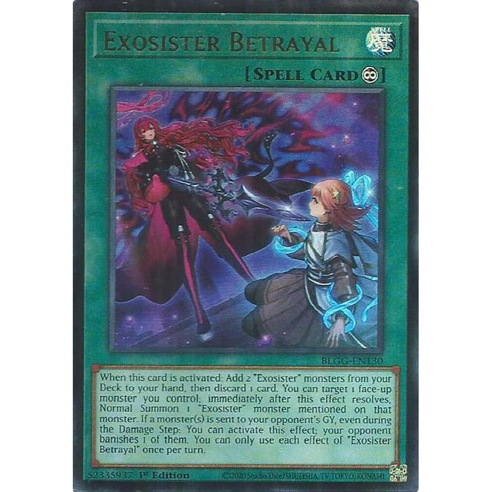 [ Bài Yugioh Chính Hãng ] Exosister Betrayal - BLGG-EN130 - Ultra Rare