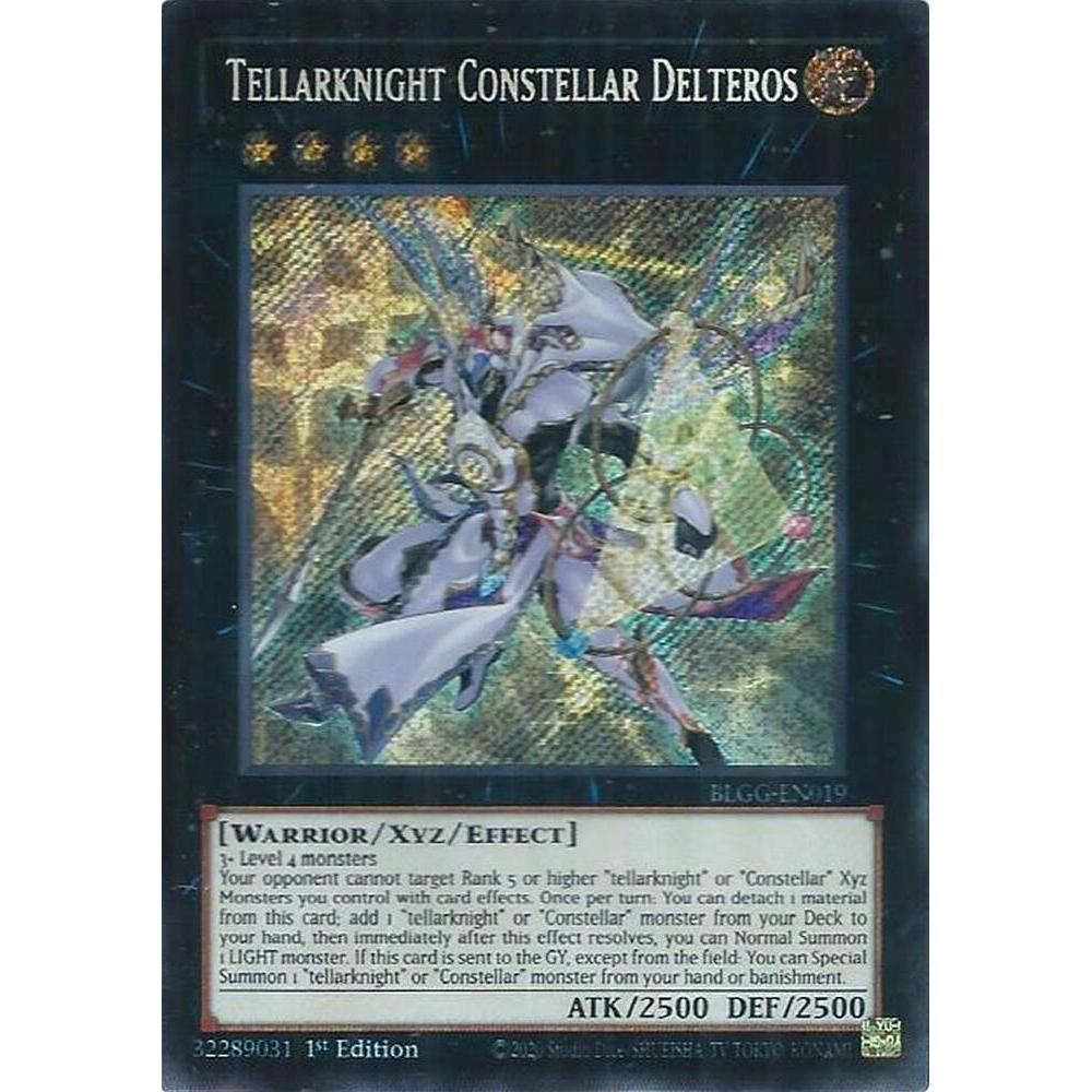 [ Bài Yugioh Chính Hãng ] Tellarknight Constellar Delteros - BLGG-EN019 - Secret Rare