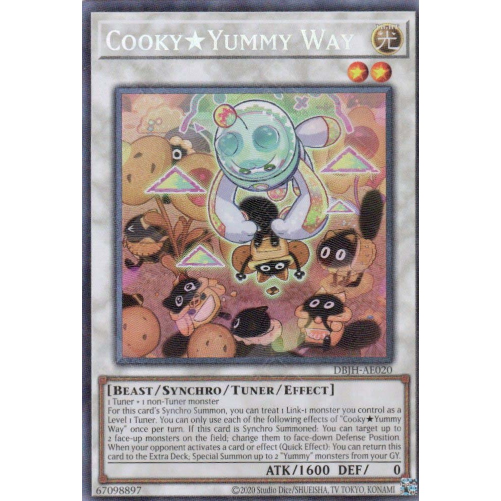 [ Bài Yugioh Chính Hãng ] DBJH-AE020 Cooky?Yummy Way (CR)
