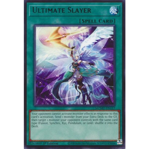 [ Bài Yugioh Chính Hãng ] Ultimate Slayer - MZMU-EN117 - Rare 1st Edition