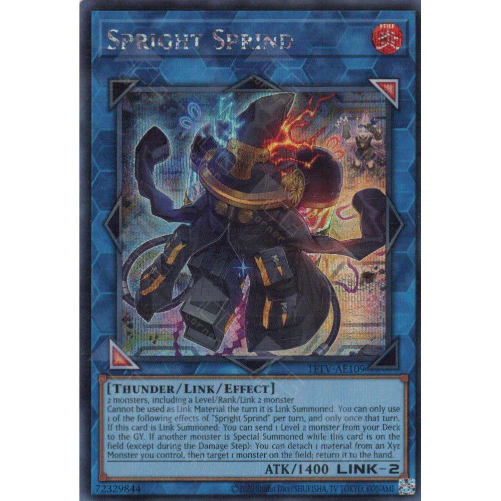 [ Bài Yugioh Chính Hãng ] TFTV-AE109 Spright Sprind (SER)