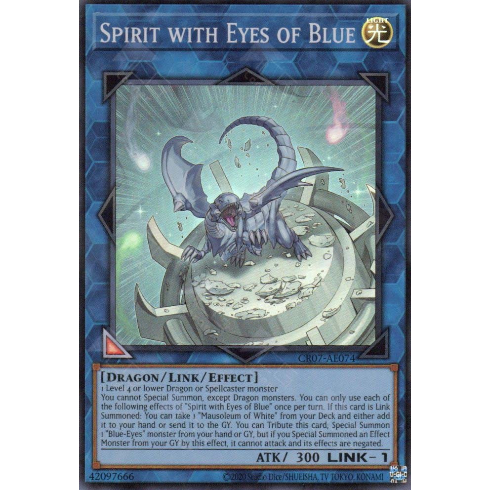 [ Bài Yugioh Chính Hãng ] CR07-AE074 Spirit with Eyes of Blue (SR)