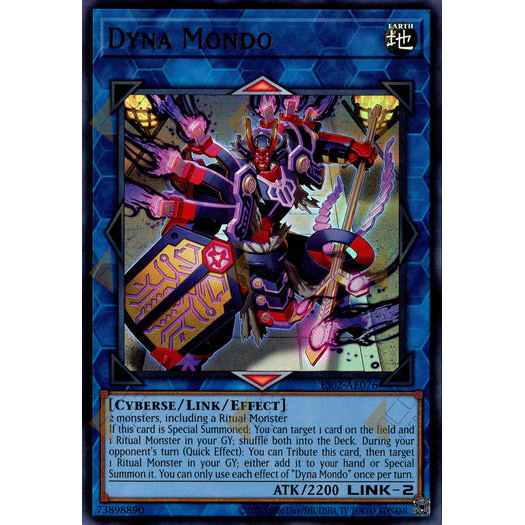 [ Bài Yugioh Chính Hãng ] ES02-AE076 Dyna Mondo - Ultra Rare