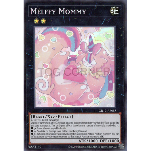 [ Bài Yugioh Chính Hãng ] CR12-AE058 Melffy Mommy - Super Rare