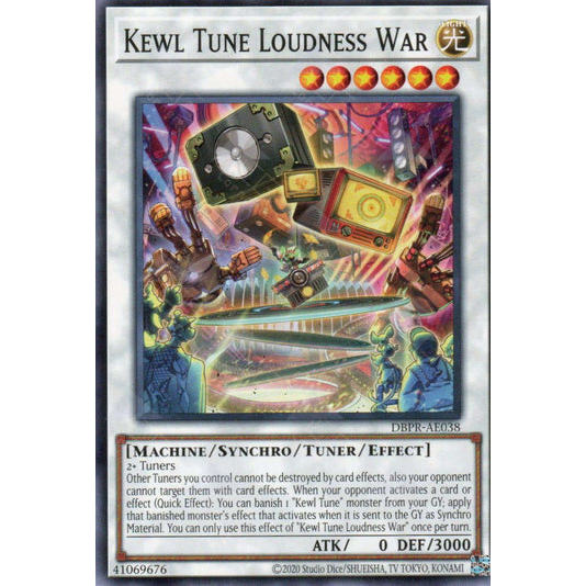 [ Bài Yugioh Chính Hãng ] DBPR-AE038 Kewl Tune Loudness War - Common