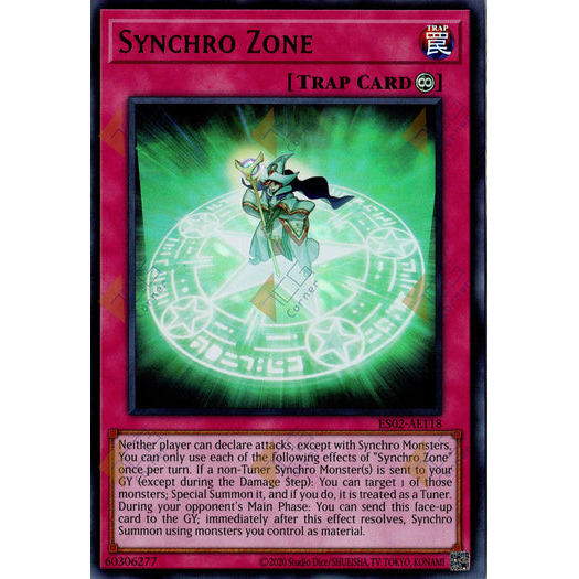 [ Bài Yugioh Chính Hãng ] ES02-AE118 Synchro Zone - Ultra Rare