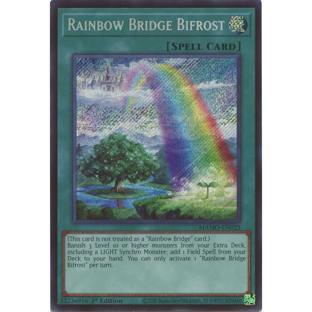 [Thẻ Bài Yugioh Chính Hãng] Rainbow Bridge Bifrost - MAMO-EN023 - Secret Rare