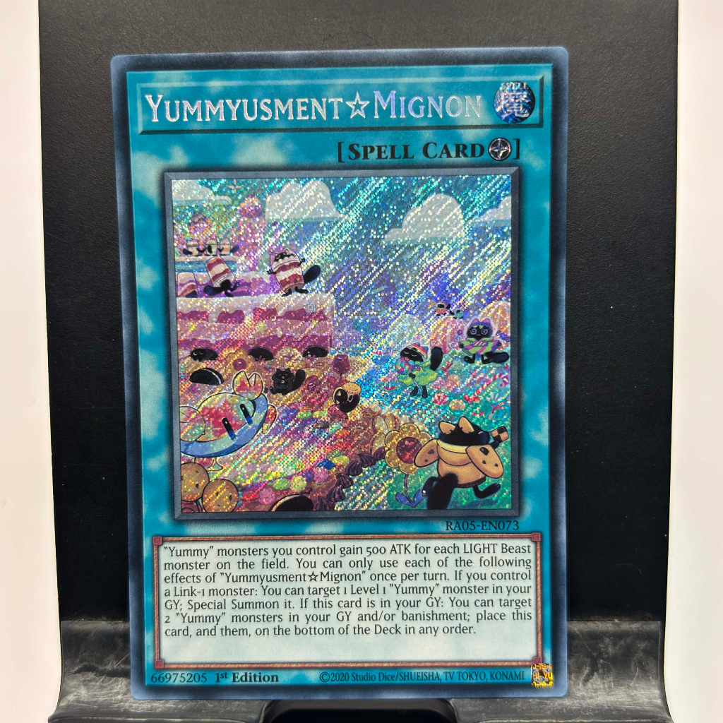 [ Bài Yugioh Chính Hãng ] YummyusmentMignon - RA05-EN073 - Super/Ultra/Secret