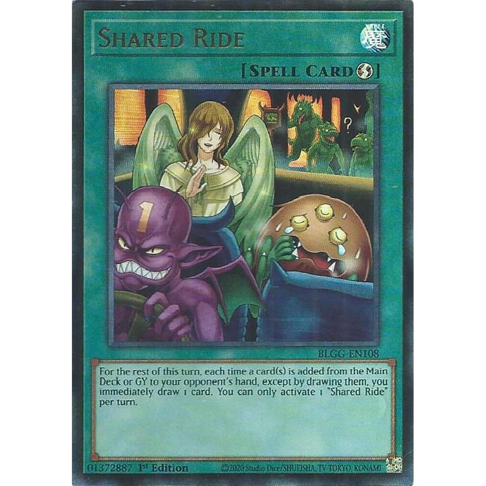 [ Bài Yugioh Chính Hãng ] Shared Ride - BLGG-EN108 - Ultra Rare