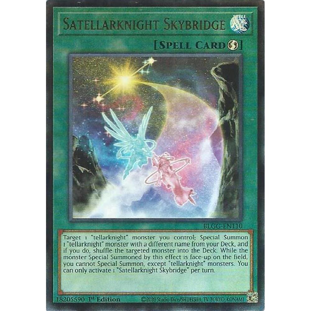 [ Bài Yugioh Chính Hãng ] Satellarknight Skybridge - BLGG-EN110 - Ultra Rare