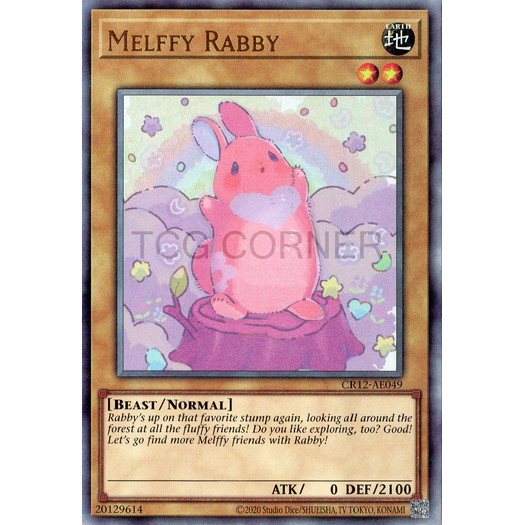 [ Bài Yugioh Chính Hãng ] CR12-AE049 Melffy Rabby - Ultimate Rare