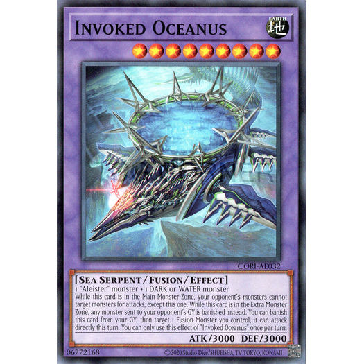 [ Bài Yugioh Chính Hãng ] CORI-AE032 Invoked Oceanus - Common