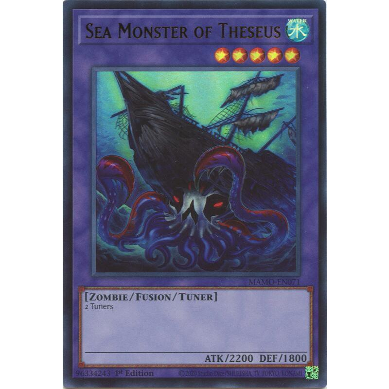 [ Bài Yugioh Chính Hãng ] Sea Monster of Theseus - MAMO-EN071 - Ultra Rare