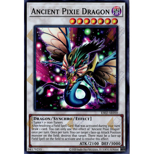 [ Bài Yugioh Chính Hãng ] ES02-AE050 Ancient Pixie Dragon - Super Rare