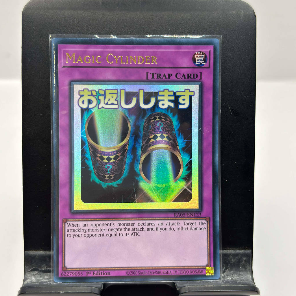 [ Bài Yugioh Chính Hãng ] Magic Cylinder (Stamp Edition) - RA05-EN123 - Ultra Rare