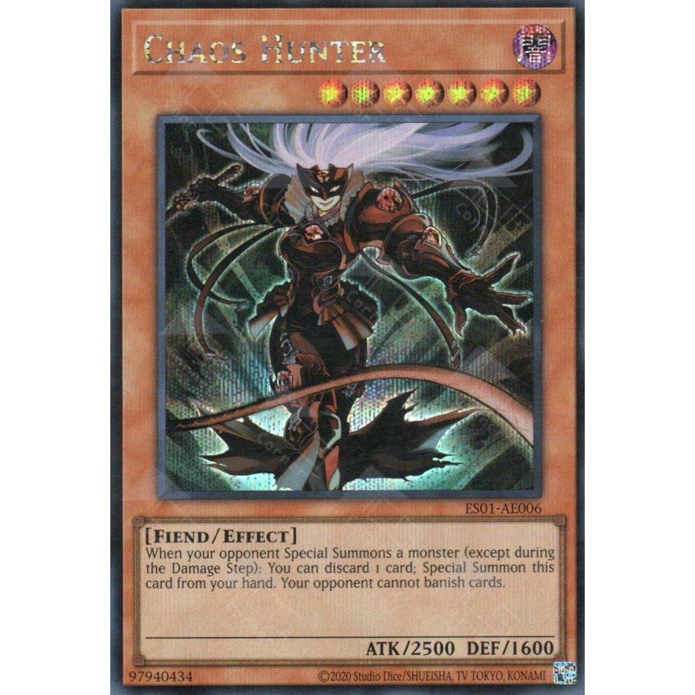 [ Bài Yugioh Chính Hãng ] ES01-AE006 Chaos Hunter