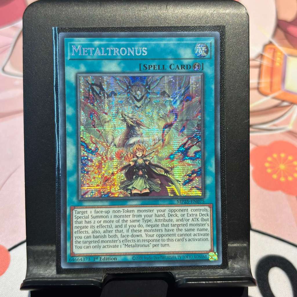 [ Bài Yugioh Chính Hãng ] Metaltronus - MP25-EN075 - Prismatic Secret Rare 1st Edition