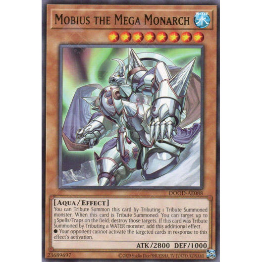 [ Bài Yugioh Chính Hãng ] DOOD-AE088 Mobius the Mega Monarch - Rare