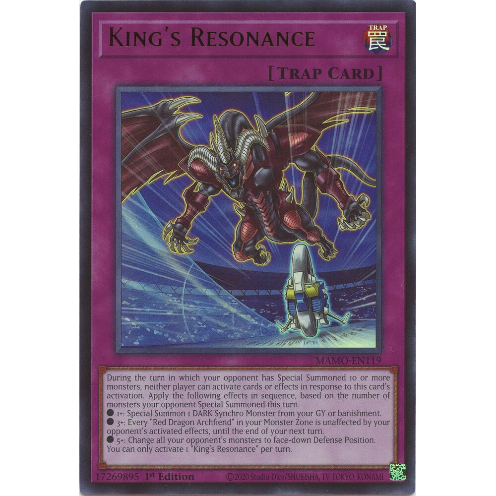 [Thẻ Bài Yugioh Chính Hãng] King's Resonance - MAMO-EN119 - Ultra Rare