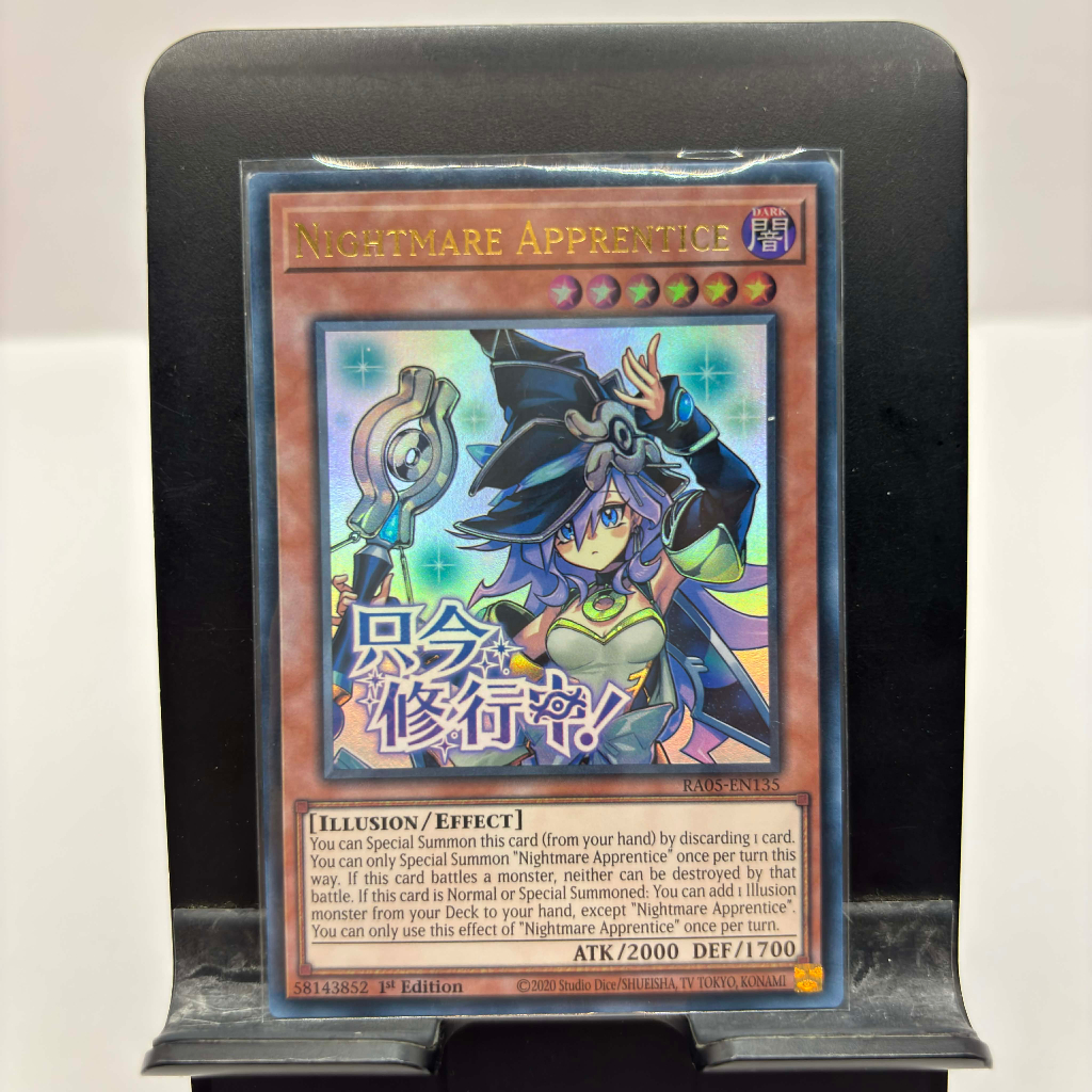 [ Bài Yugioh Chính Hãng ] Nightmare Apprentice (Stamp Edition) - RA05-EN135 - Ultra Rare