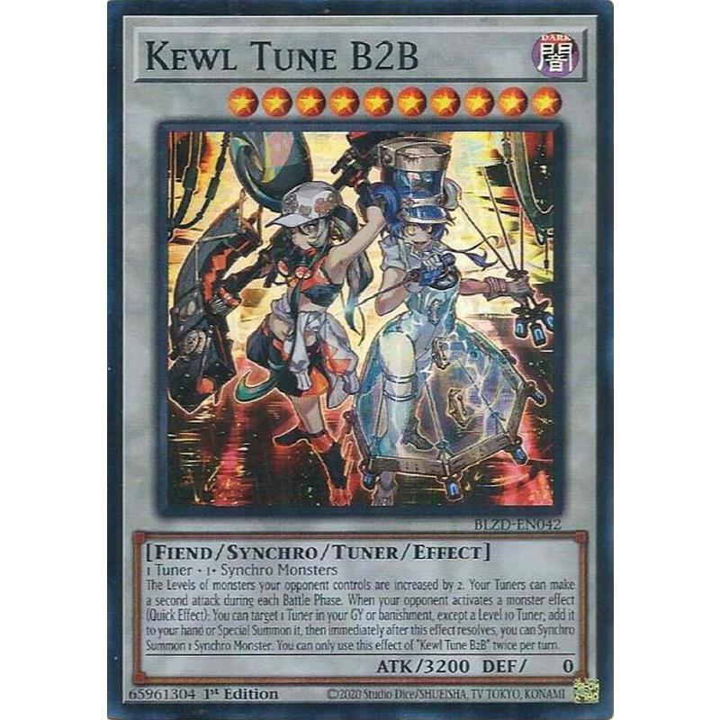 [ Bài Yugioh Chính Hãng ] Kewl Tune B2B - BLZD-EN042 - Super Rare