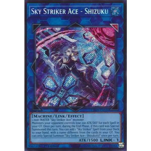 [ Bài Yugioh Chính Hãng ] Sky Striker Ace - Shizuku (Alternate Art) - L26D-ENS26 - Secret Rare
