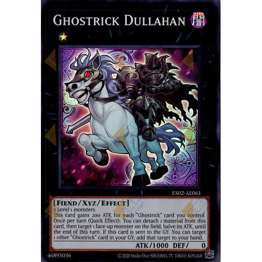 [ Bài Yugioh Chính Hãng ] ES02-AE061 Ghostrick Dullahan - Super Rare