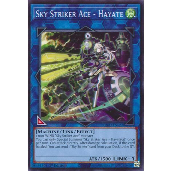 [ Bài Yugioh Chính Hãng ] Sky Striker Ace - Hayate - L26D-ENS27 - Common